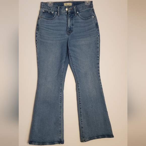 Madewell Blue Flare Wide Leg Jeans the perfect vintage flare jeans 27P - Picture 2 of 9